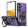 Per Samsung Galaxy A33 5G Armor Supporto Rotante MagSafe Custodia per Telefono (Viola)