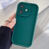 Per iPhone 16 Plus Custodia per telefono in TPU con foro preciso e telaio antiurto satinato (blu scuro)