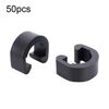 50 pezzi ZTTO Bicicletta C-Clip in plastica Mountain Bike Cavo del cambio Morsetti del freno