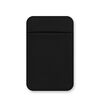Adesivo posteriore per telefono in lycra elastico Porta carte Tasca per carte sicura senza rimozione di residui (nero)