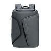 Zaino da viaggio antifurto per uomo Wiersaam Zaino per laptop resistente all'acqua con porta di ricarica USB (grigio)
