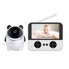Baby monitor con display IPS HD da 4,3 pollici, spina UE, 720P