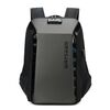 Wiersaam WY1350 Zaino antifurto da uomo per laptop da viaggio con lucchetto con password (grigio siderale)