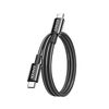 Cavo di ricarica doppio tipo C PD A8060 ANKER 1,5 m 240 W, cavo dati intrecciato (nero)