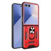 Per Samsung Galaxy Z Flip7 Armor Magnetic Bracket TPU+PC Custodia per telefono (rosso)