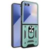 Per Samsung Galaxy Z Flip7 Armor Magnetic Bracket TPU+PC Custodia per telefono (verde)