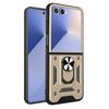 Per Samsung Galaxy Z Flip7 Armor Magnetic Bracket TPU+PC Custodia per telefono (oro)