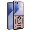 Per Samsung Galaxy Z Flip7 Armor Magnetic Bracket TPU+PC Custodia per telefono (oro rosa)