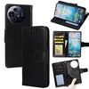 Per TCL 50 NxtPaper 5G Custodia in pelle con texture cristallina (nero)