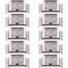 Per Infinix Hot 11s X6812 10 pezzi Connettore porta di ricarica originale
