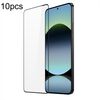 Per Redmi Note 14S 4G 10 pezzi DUX DUCIS 0,33 mm 9H Pellicola in vetro temperato in allumina media