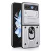 Per Motorola Razr 40 Supporto magnetico TPU+PC Custodia per telefono (bianco)