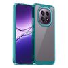 Custodia per telefono in TPU ibrida acrilica serie colorata per OPPO F29 5G (blu trasparente)