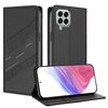 Per Samsung Galaxy M33 5G Global Embossed Multi-funzionale Portafoglio Retro Custodia in Pelle per Telefono (Nero)