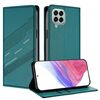 Per Samsung Galaxy M33 5G Global Embossed Multi-funzionale Portafoglio Retro Custodia per Telefono in Pelle (Verde Scuro)