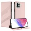 Per Samsung Galaxy M33 5G Global Embossed Multi-funzionale Portafoglio Retro Custodia per telefono in pelle (Rosa)