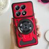 Per Xiaomi 14T Pro Armor Supporto Rotante MagSafe Custodia per Telefono (Rosso)