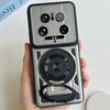 Per Xiaomi 14 Ultra Armor Supporto Rotante MagSafe Custodia per Telefono (Grigio)