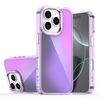 Custodia per telefono con placcatura sfumata per iPhone 16 Pro Max (viola)