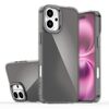 Per iPhone 16 Plus Custodia per telefono con placcatura sfumata scolorita (nero)