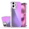 Custodia per telefono con placcatura sfumata per iPhone 16 Plus (viola)