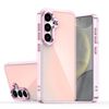 Per Samsung Galaxy S25 5G Custodia per telefono con placcatura sfumata scolorita (rosa)