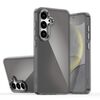 Per Samsung Galaxy S25 5G Custodia per telefono con placcatura sfumata e scolorimento (nero)