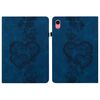 Per iPad 2025/2022 Custodia per tablet intelligente in pelle goffrata Love Hearts (blu scuro)