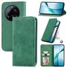 Per Xiaomi 15 Ultra Retro Skin Feel Custodia magnetica in pelle Flip Phone (verde)