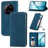 Per Xiaomi 15 Ultra Retro Skin Feel Custodia magnetica in pelle Flip Phone (blu)