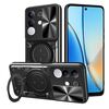 Custodia per telefono con supporto magnetico scorrevole Camshield per vivo Y29 4G CD Texture (nero)
