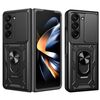Per Samsung Galaxy Z Fold7 Custodia per fotocamera scorrevole TPU+PC (nero)