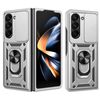 Per Samsung Galaxy Z Fold7 Custodia per fotocamera scorrevole TPU+PC (argento)