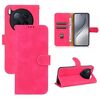 Per Tecno Camon 40 Premier Skin Feel Custodia in pelle magnetica Flip (rosso rosa)