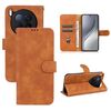 Per Tecno Camon 40 Premier Skin Feel Custodia in pelle magnetica Flip (marrone)