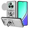 Per Realme P3 Pro 5G Custodia per fotocamera scorrevole TPU Hybrid PC Phone Case (Argento)