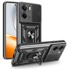 Per Realme Neo7x / P3 5G Custodia per fotocamera scorrevole in TPU ibrido per PC (nero)