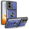Per Realme Neo7x / P3 5G Custodia per fotocamera scorrevole TPU Hybrid PC Phone Case (blu)