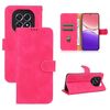 Per OPPO F29 5G Custodia per telefono in pelle magnetica con effetto pelle globale (rosso rosa)