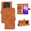 Per OPPO F29 5G Custodia per telefono in pelle magnetica con effetto pelle globale (marrone)