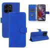 Custodia in pelle con chiusura magnetica per Motorola Edge 5G 2025 (blu)