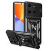 Per Infinix Note 30 5G Custodia per fotocamera scorrevole TPU+PC (nero)