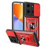 Per Infinix Note 30 5G Custodia per fotocamera scorrevole TPU+PC (rosso)