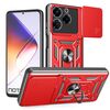 Per Infinix Note 40X 5G Custodia per fotocamera scorrevole TPU+PC (rosso)