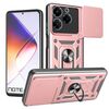 Per Infinix Note 40X 5G Custodia per fotocamera scorrevole TPU+PC (oro rosa)