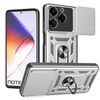 Per Infinix Note 40X 5G Custodia per fotocamera scorrevole TPU+PC (argento)