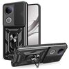 Custodia per telefono in TPU+PC con design scorrevole per fotocamera per vivo V50 5G (nera)