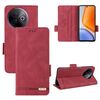 Per vivo Y39 5G Custodia per telefono in pelle con chiusura magnetica globale (rosso)