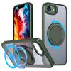 Per iPhone 16e Custodia per telefono con supporto magnetico MagSafe girevole a 360 gradi (verde)