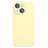 Per iPhone 13 Custodia sottile in silicone liquido MagSafe Circle (giallo)
